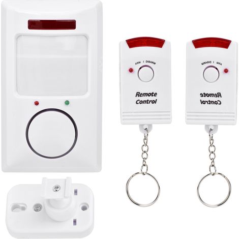 105 Db Funkalarmsystem Mit Infrarot-bewegungsmelder, Wandmontage-alarm, Heimsicherheit