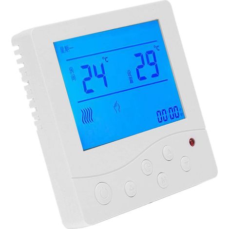 Thermostatregler, Thermostatschalter, Ac220v, Temperaturregelungsgerät, Lcd-temperaturanzeige, Lüfterspule Für Esszimmer, Wohnzimmer, Schlafzimmer
