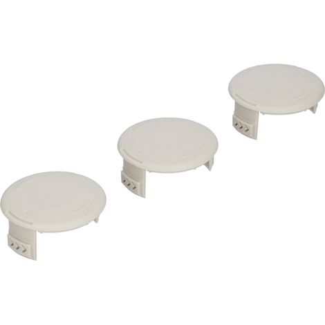 Faceuer 522994001, Verschleißfeste Spulenkappen, 3 Stück, Gute Kompatibilität, Ersatzabdeckung Für Ryobi Rasen- Und Gartentrimmer, Standard