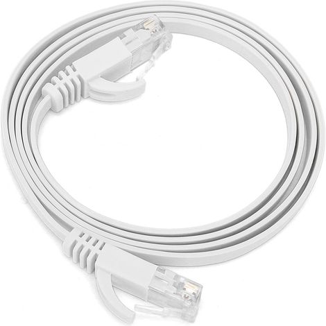Gigabit-cat6-ethernetkabel, 8-adrig, Verdrilltes Adernpaar, Netzwerk-jumperkabel, Flachdraht Aus Kupfer, 1 Meter