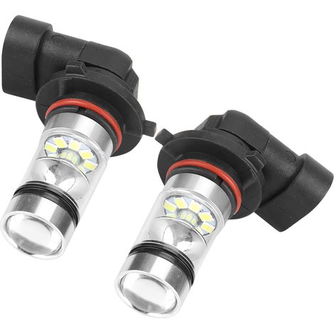 Stück 9006 / Hb4 Led-scheinwerfer, 100 W Weiße Led-hochleistungs-scheinwerferlampen-set, Auto-fahrlicht, Nebelscheinwerfer