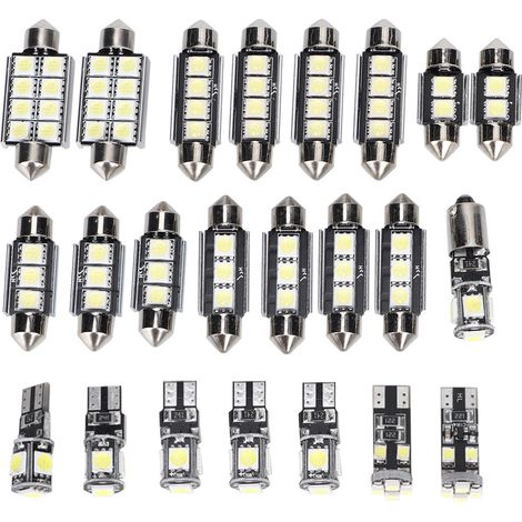 6500k 150lm 12v T10 Smd Led-weißlampe Für Auto-leseleuchten (23 Stück)