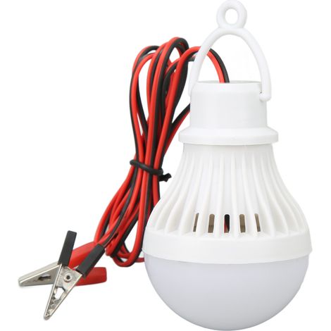 Led-zeltlaterne, Wetterfeste Kunststoff-notleuchte Mit Haken Für Wandern Und Angeln, 12 V, 5 W