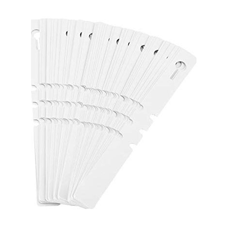 100 Stück Kunststoff-pflanzenstecker, Rasenornamente, Baumschul- Und Gartendekoration (weiß)