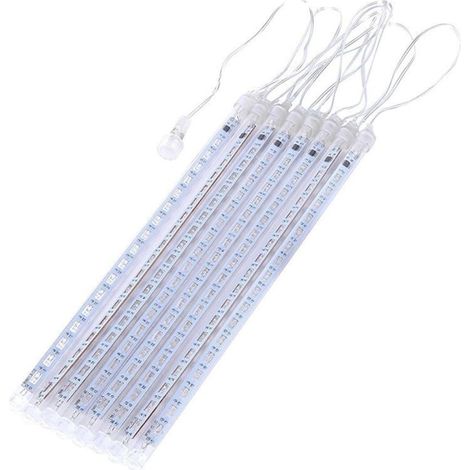 Led-lichterkette Für Den Außenbereich, 8 Röhren, 144 Leds, Eiszapfen- Und Schneefall-effekt, Ideal Für Weihnachten, Halloween, Partys Und Feiertage (c)