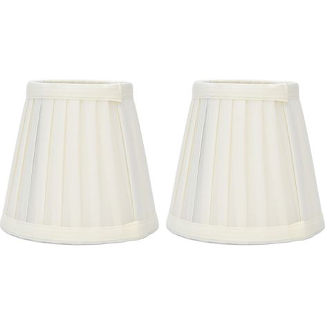 Doppelter Kleiner Klemmlampenschirm, Angenehmes Material, Fassförmiger Stofflampenschirm Für Tischleuchter, Wandleuchte Px30, 2 Stück
