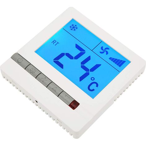 Hochwertiger Klimaanlagenthermostat, Zuverlässiger Temperaturregler Für Gebläsekonvektoren, Zur Temperaturregelung In Der Leichtindustrie Mit Tasten