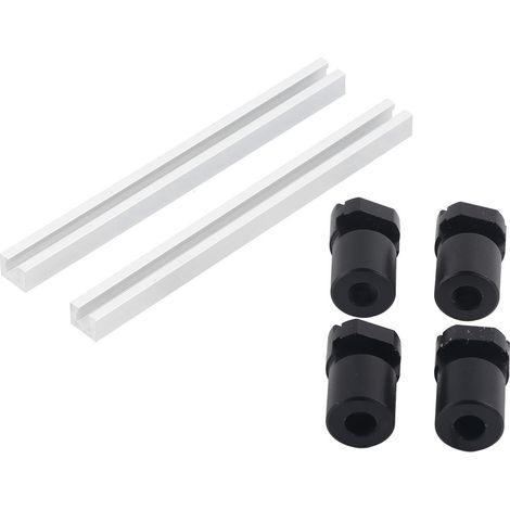 4-teiliges 20-mm-hundebank-set Aus Aluminiumlegierung, Diy-werkbank Mit Benutzerfreundlichem Design, Positionierungswerkzeug Zur Befestigung
