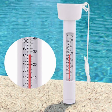 Großes Schwimmendes Thermometer Für Außen- Und Innenpools, Spas, Fischteiche (℃ & ℉)