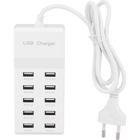 5v 10-port Smart Schnellladegerät Mit Usb Für Mobiltelefone