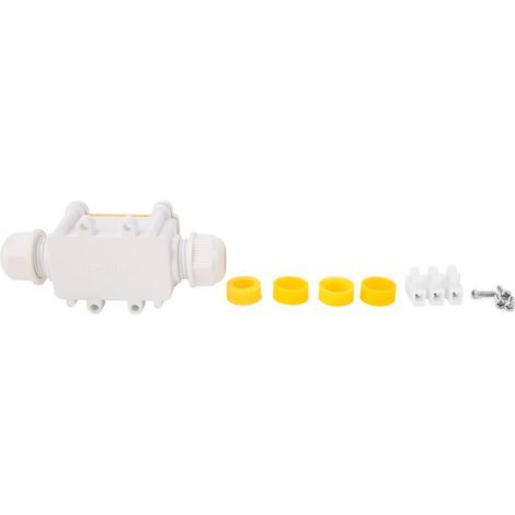 Netzkabelanschluss, Ip68 Wasserdichter 2-wege-kabelverbinder Für Gartenleuchten, Led-displaytunnel