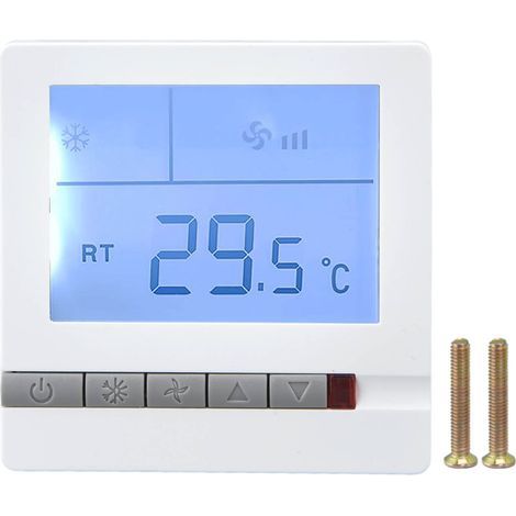 Multifunktionaler Smart-thermostat-klimaanlagenregler Mit Lüfterfunktion (220 V Ac) Für Hotel-, Restaurant- Und Lobbybereiche