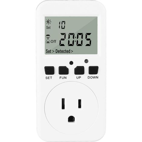 Digitale Zeitschaltuhr, Automatische Abschaltung, Countdown-timer, Lcd-steckdose