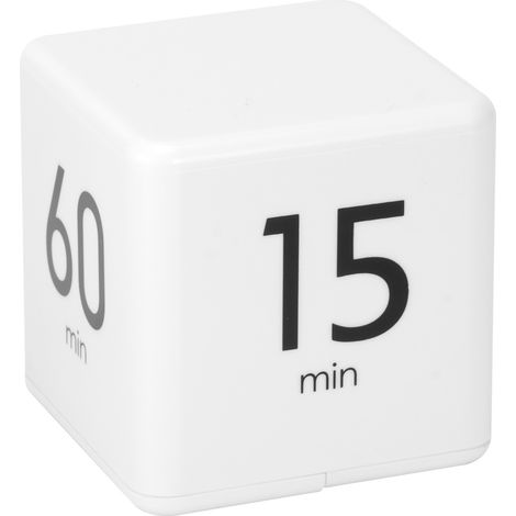 Würfelförmiger Digitaler Timer Mit Schwerkraftsensor, Display Und Zeitmanagement Für Zuhause, Küche, Schule Und Büro, 15-20-30-60 Minuten