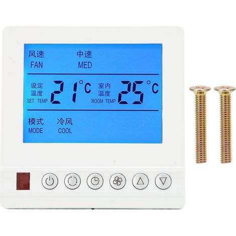 Intelligenter 220-v-thermostat, Zentrale Klimaanlage, Wassertemperatur, Dreistufiger Innenschalter
