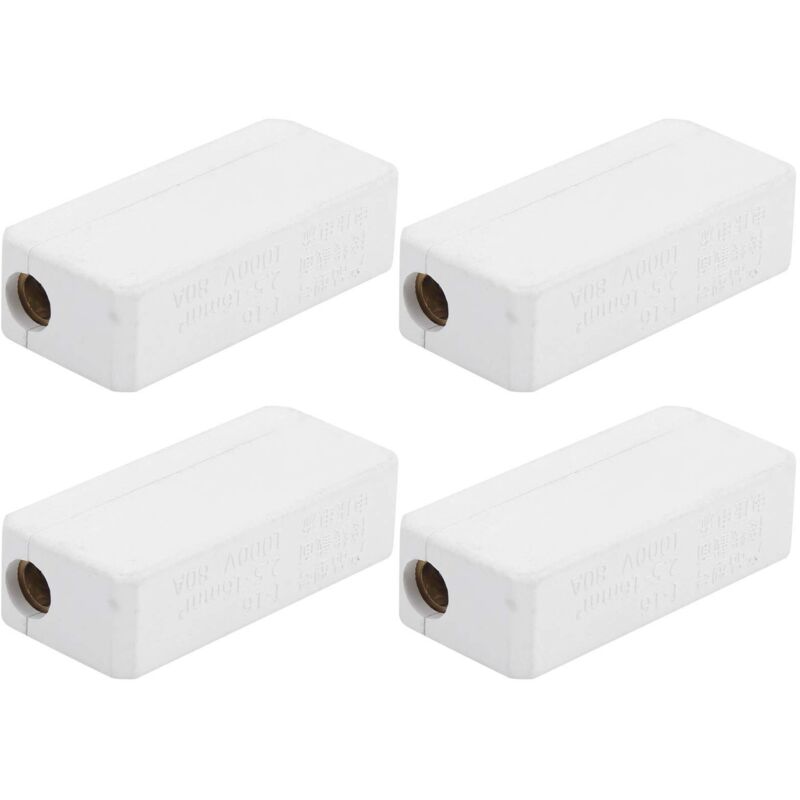 4-teilige 1-in-1-kabelverbinder-anschlussdose, 80 A 1000 V, Inline-schnellanschluss-elektroinstallationsgehäuse, 2,5 Mm²–16 Mm²