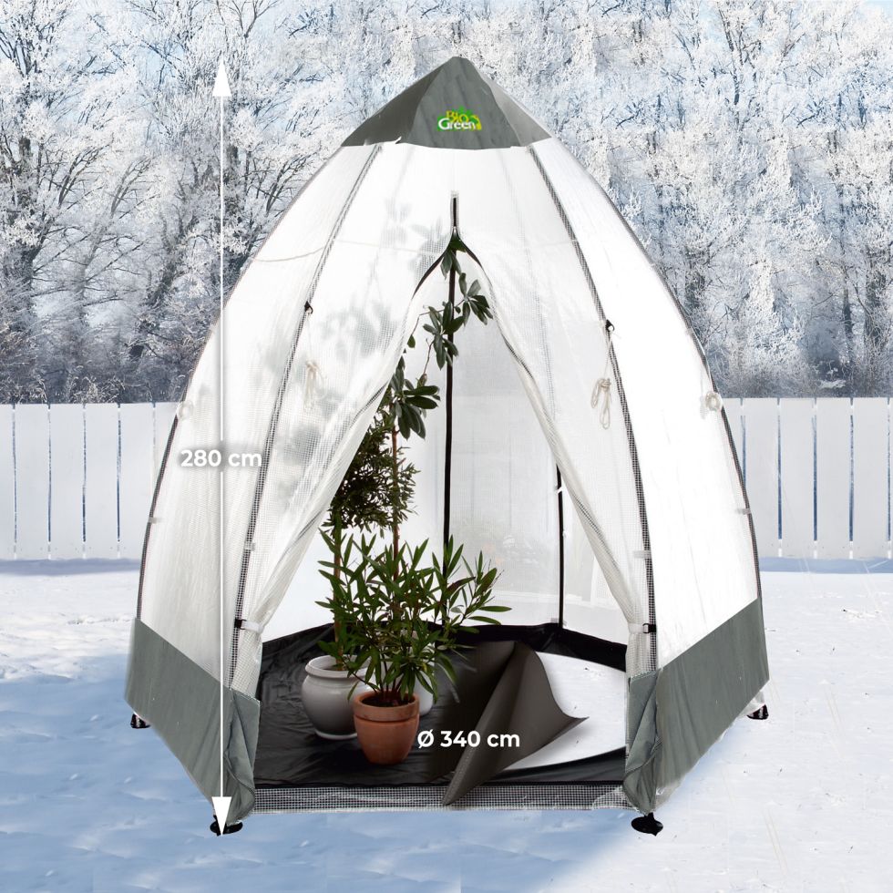 Bio Green Überwinterungszelt Tropical Island XL Ø 340 x 280 cm