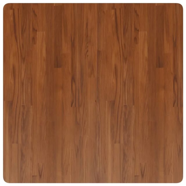 vidaXL Tischplatte Quadratisch Dunkelbraun 90x90x1,5cm Eiche Behandelt