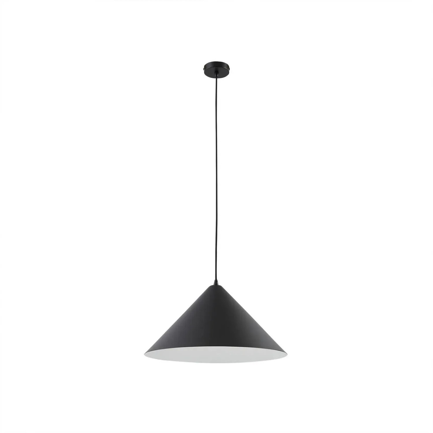 Lindby Pendelleuchte Clarine 10030896 Modern in Schwarz aus Metall 1-flammig E27 Wohnzimmerleuchte