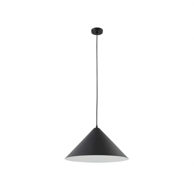 Lindby Pendelleuchte Clarine 10030896 Modern in Schwarz aus Metall 1-flammig E27 Wohnzimmerleuchte