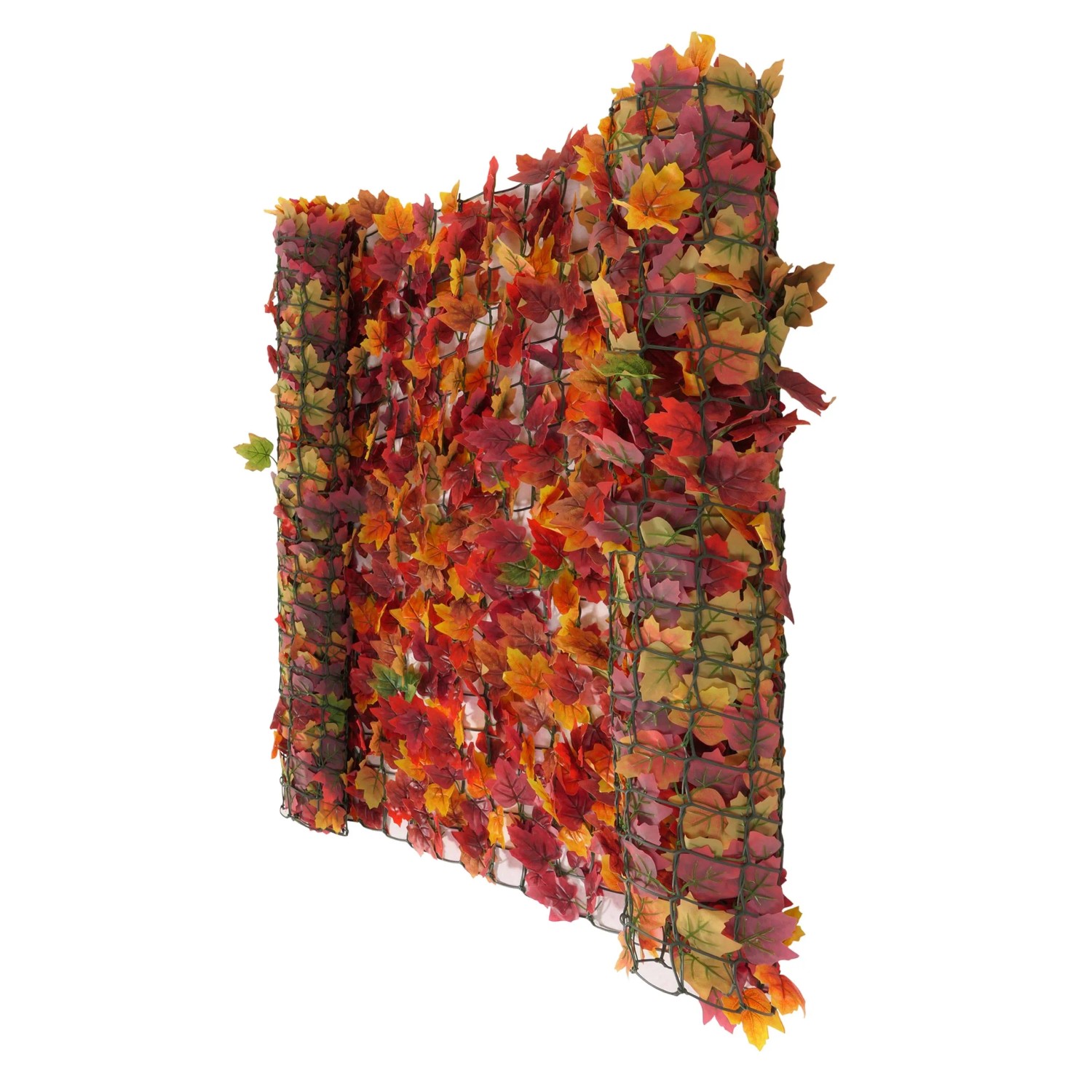 PROREGAL Balkonsichtschutz 150x300x1cm Zaun Ahorn Rot-Gelb
