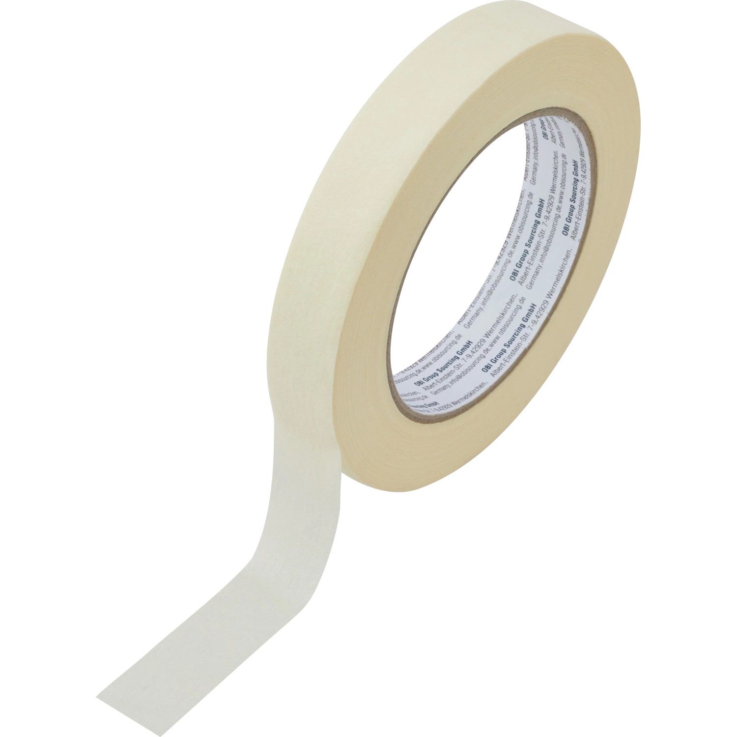 Flachkrepp Klebeband-Set 50 m x 30 mm Beige 3 Stück