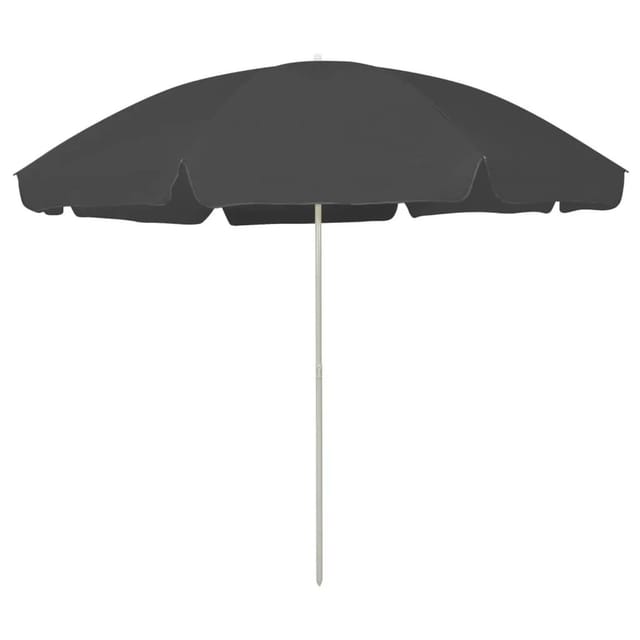 vidaXL Strandschirm Anthrazit 300 cm 314710