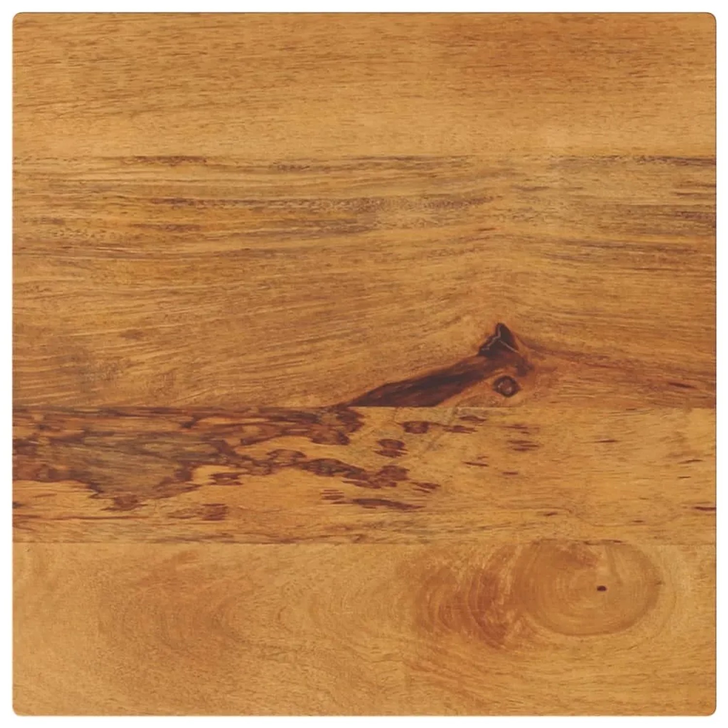 vidaXL Tischplatte 50x50x3,8 cm Quadratisch Massivholz Mango 371651
