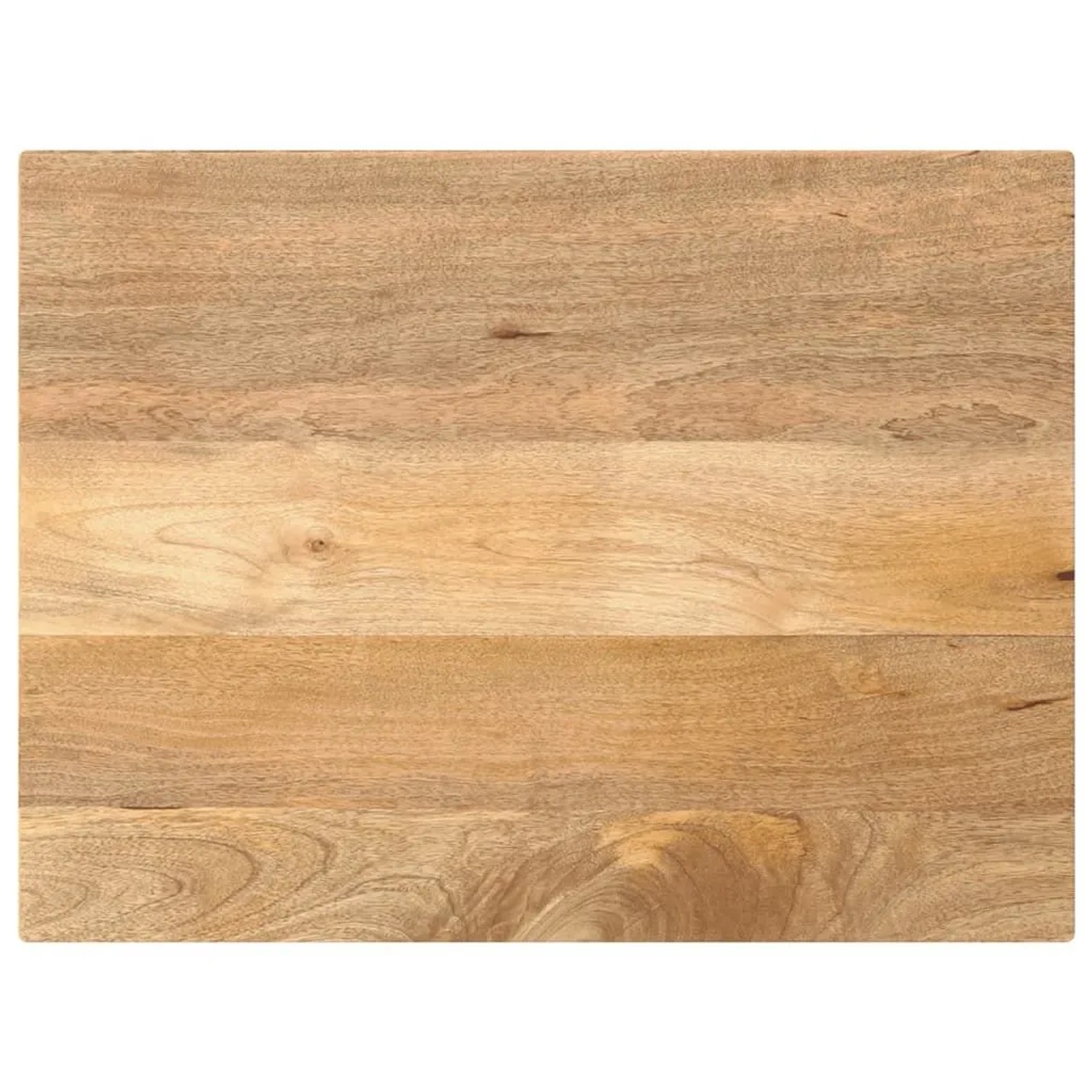 vidaXL Tischplatte 80x50x3,8 cm Rechteckig Massivholz Mango 371524