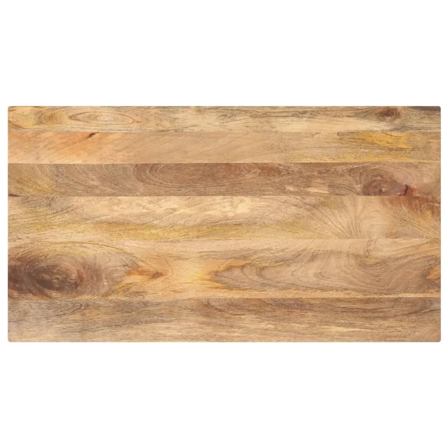 vidaXL Tischplatte 100x50x2,5 cm Rechteckig Massivholz Mango 371461