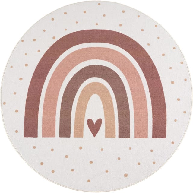 Ayyildiz Kinderteppich Coco 1132 Creme Ø 200 cm