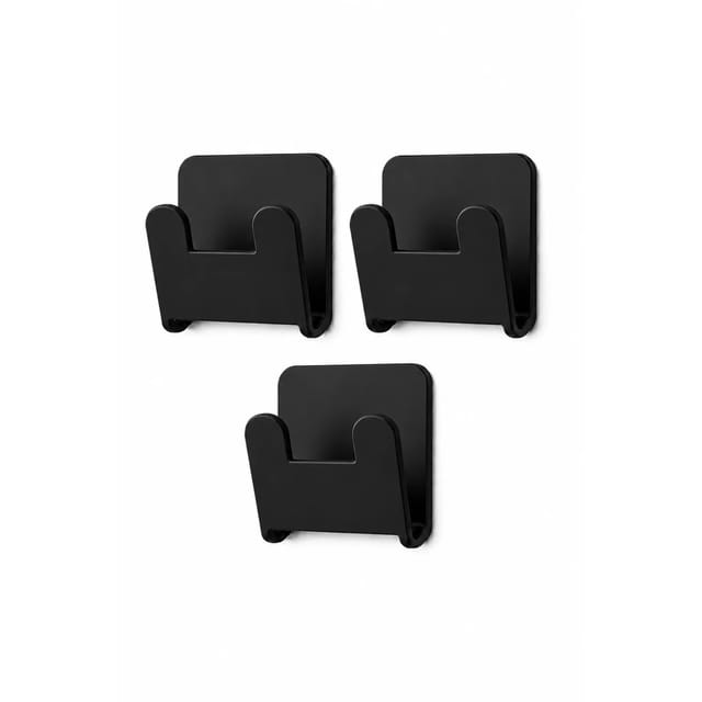 Radius Design 3er Set Wandhaken Schwarz