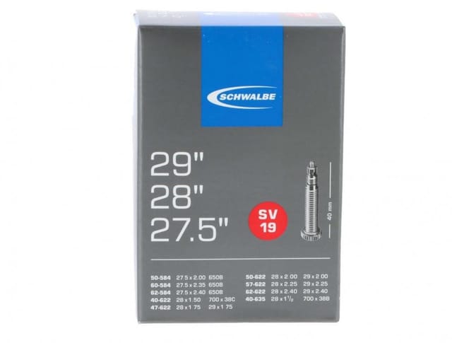 Schwalbe Schlauch SV 19 27.5/28/29x1.50-2.40 40/62-584/635SV40mm