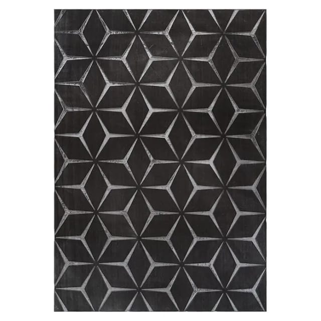 MeGusta Teppich Calma 225 Anthrazit 160x220 cm Pflegeleicht Modern