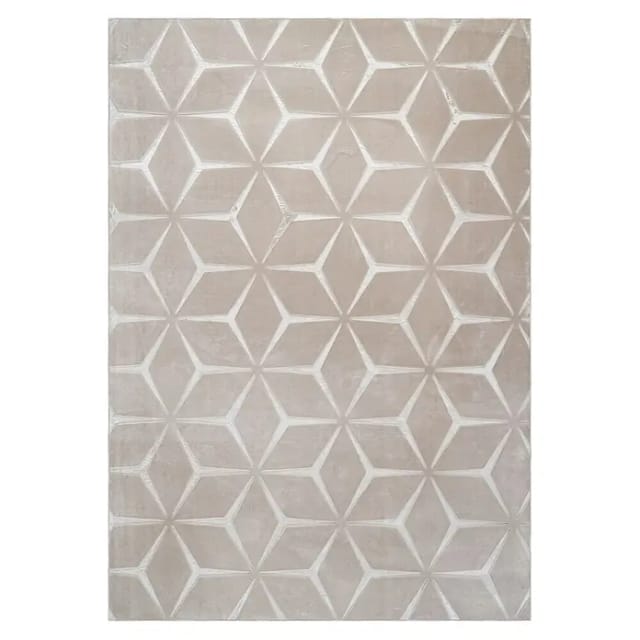 MeGusta Teppich Calma 225 Beige 160x220 cm Pflegeleicht Modern
