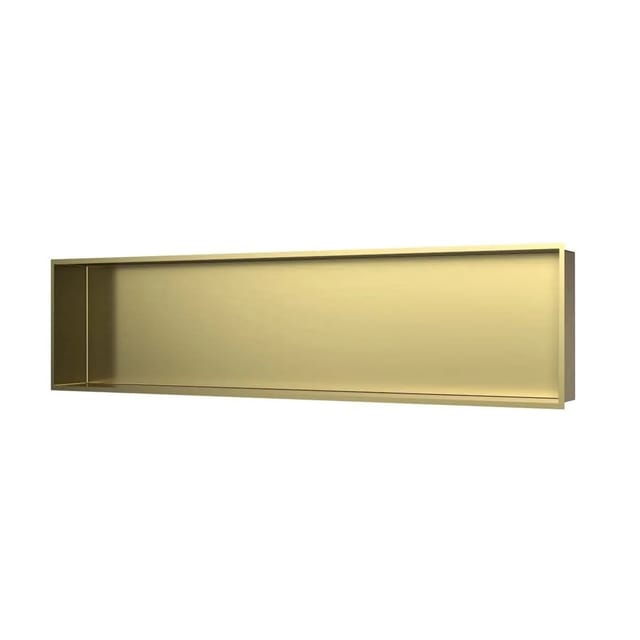 Swiss Aqua Technologies Duschnische Wandnische Edelstahl 304 Nischablage 121x28CM Gold Gebürste