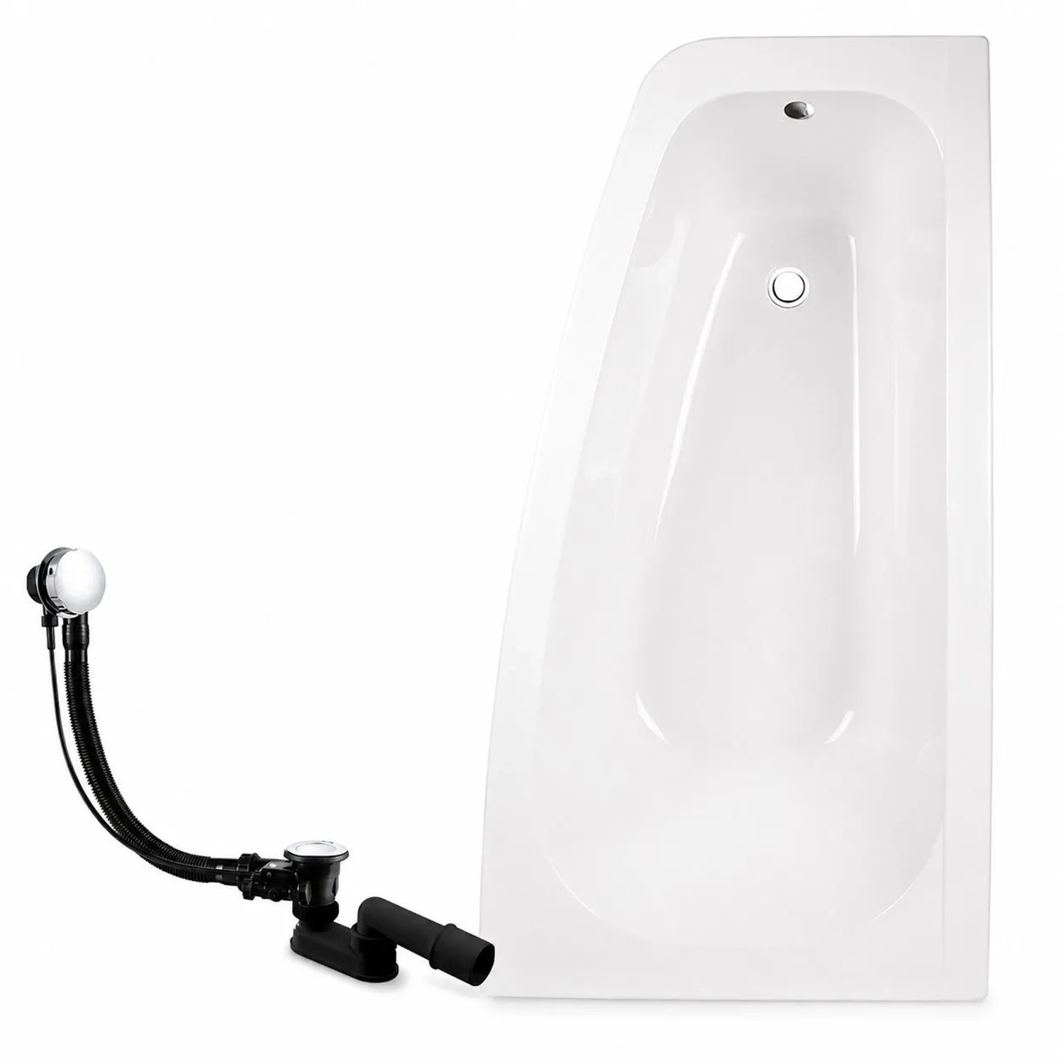 KOLMAN Badewanne Eckwanne 150 x 80 Cm Rechts Inkl. Ablauf Und Füße