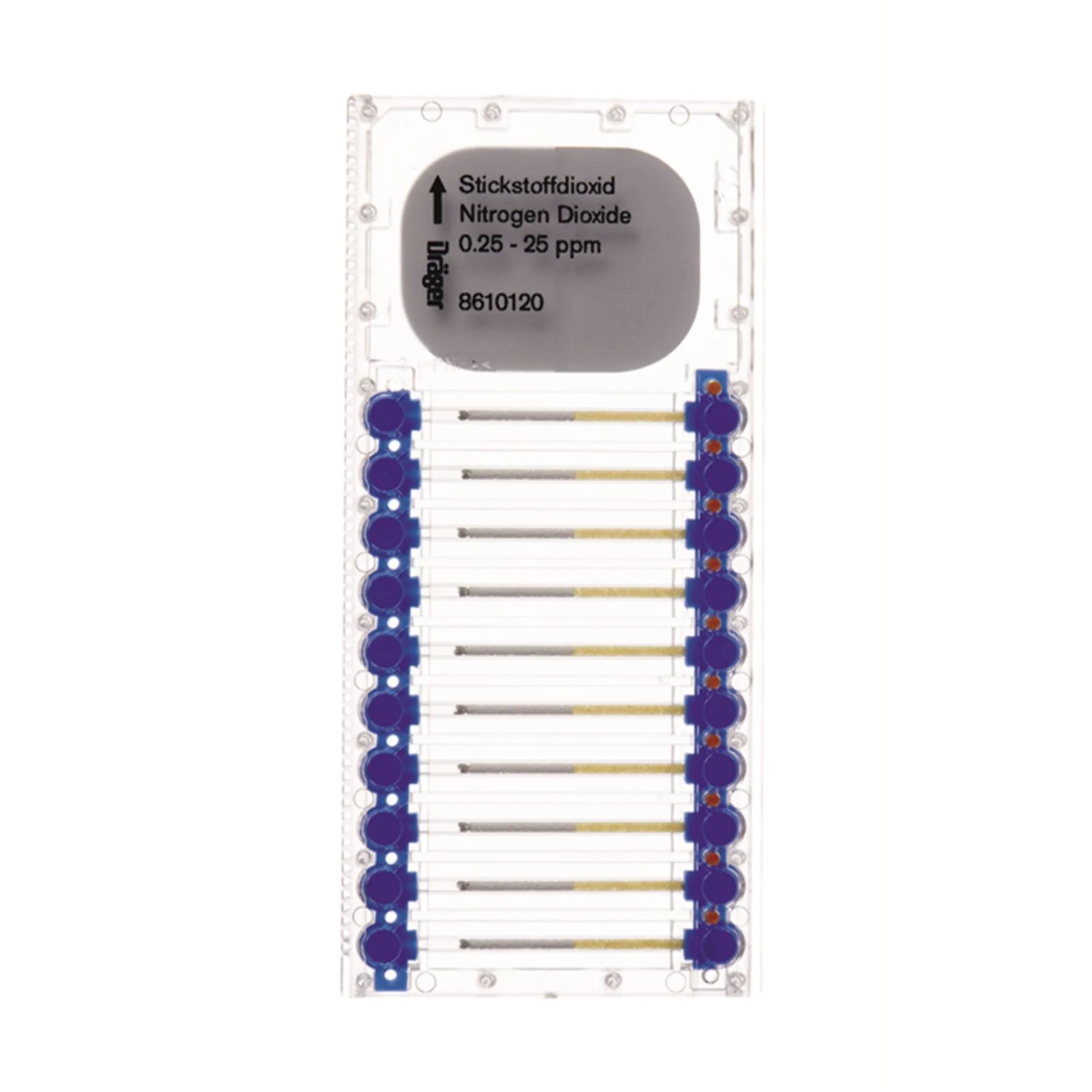 Dräger Microtubes für Stickstoffdioxid 0.25 25 Ppm Klar