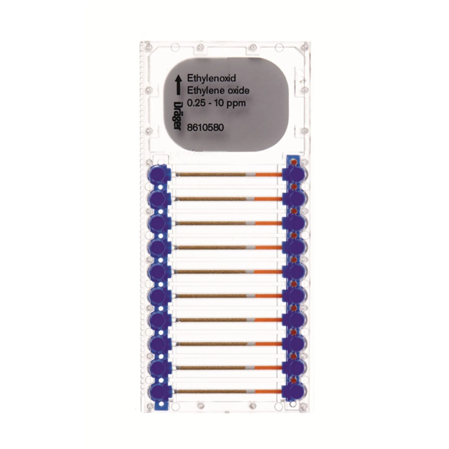 Dräger Microtubes für Ethylenoxid 0.25 10 Ppm Klar