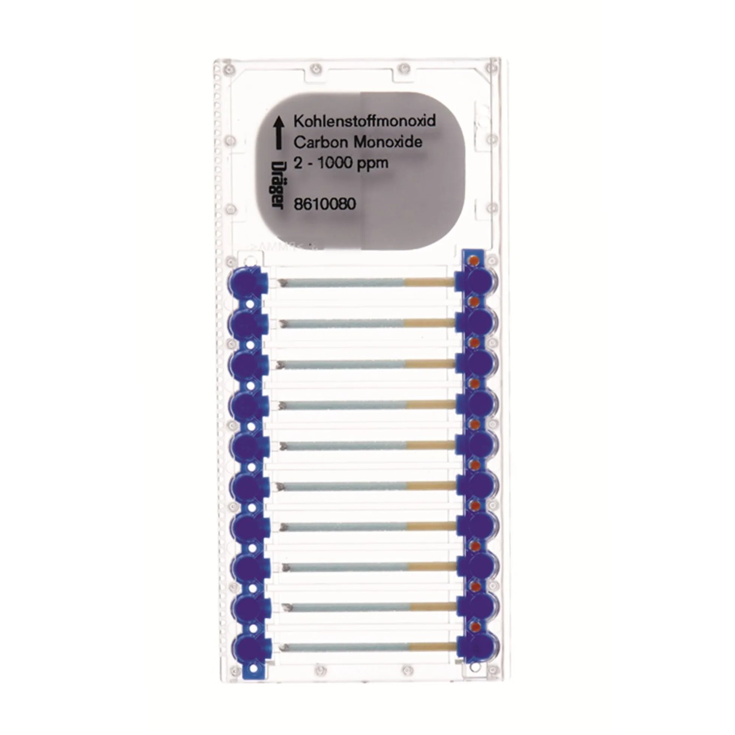 Dräger Microtubes für Kohlenstoffmonoxid 2 1,000 Ppm Klar
