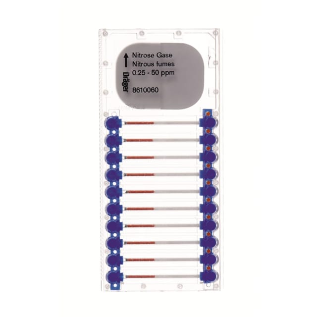 Dräger Microtubes für Nitrose Gase 0.25 50 Ppm Klar