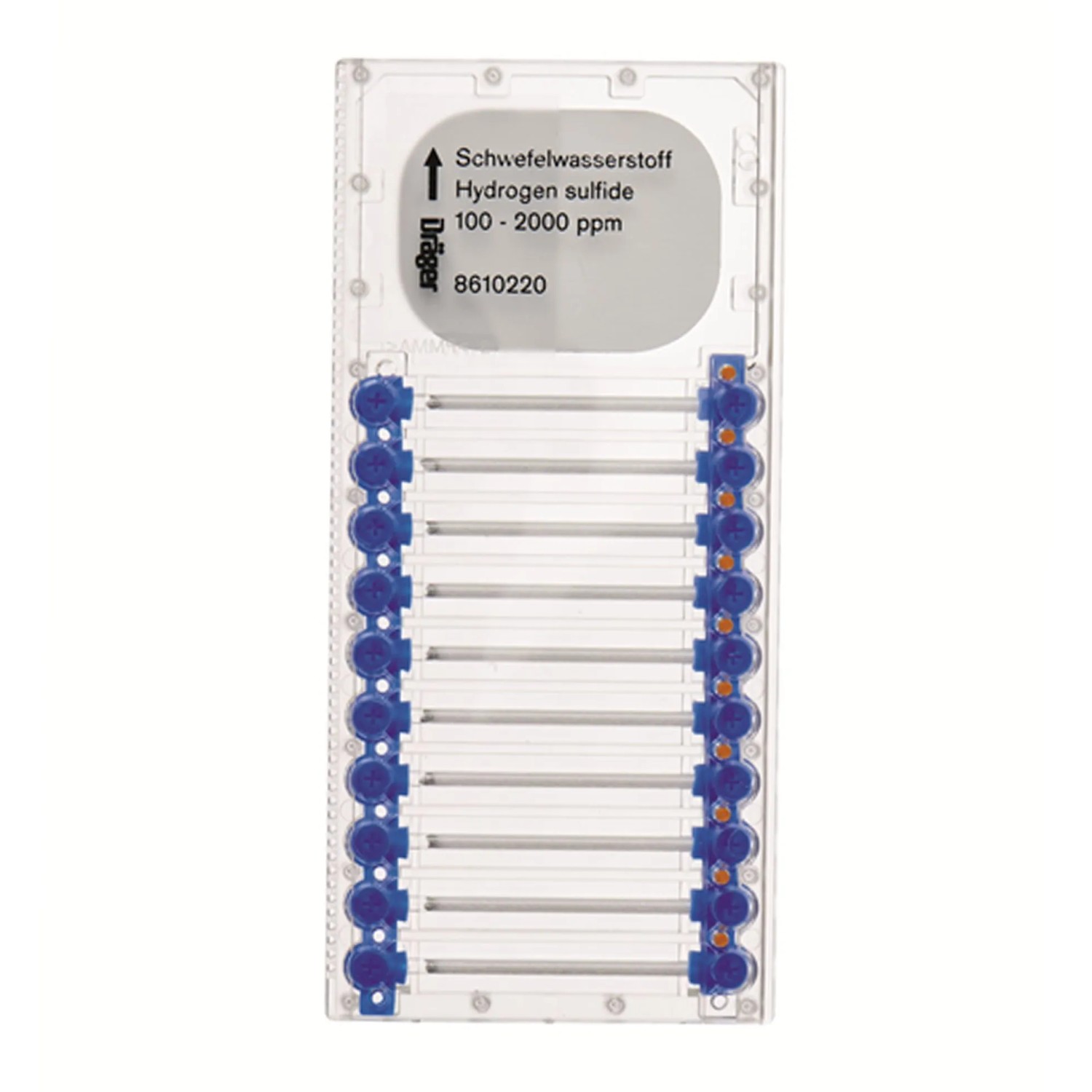 Dräger Microtubes für Schwefelwasserstoff 100 2000 Ppm Klar