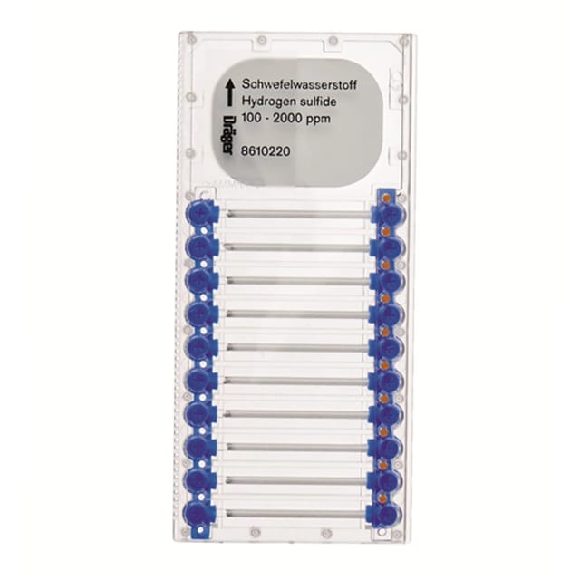 Dräger Microtubes für Schwefelwasserstoff 100 2000 Ppm Klar