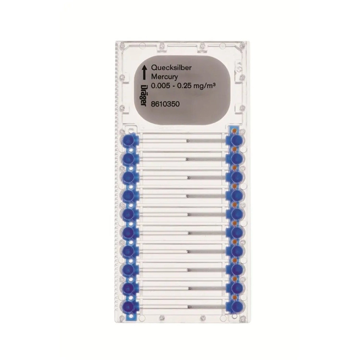 Dräger Microtubes für Quecksilber 0.005 0.25 Mg/m³ Klar