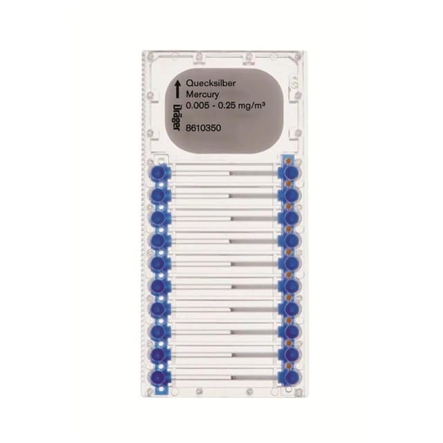 Dräger Microtubes für Quecksilber 0.005 0.25 Mg/m³ Klar