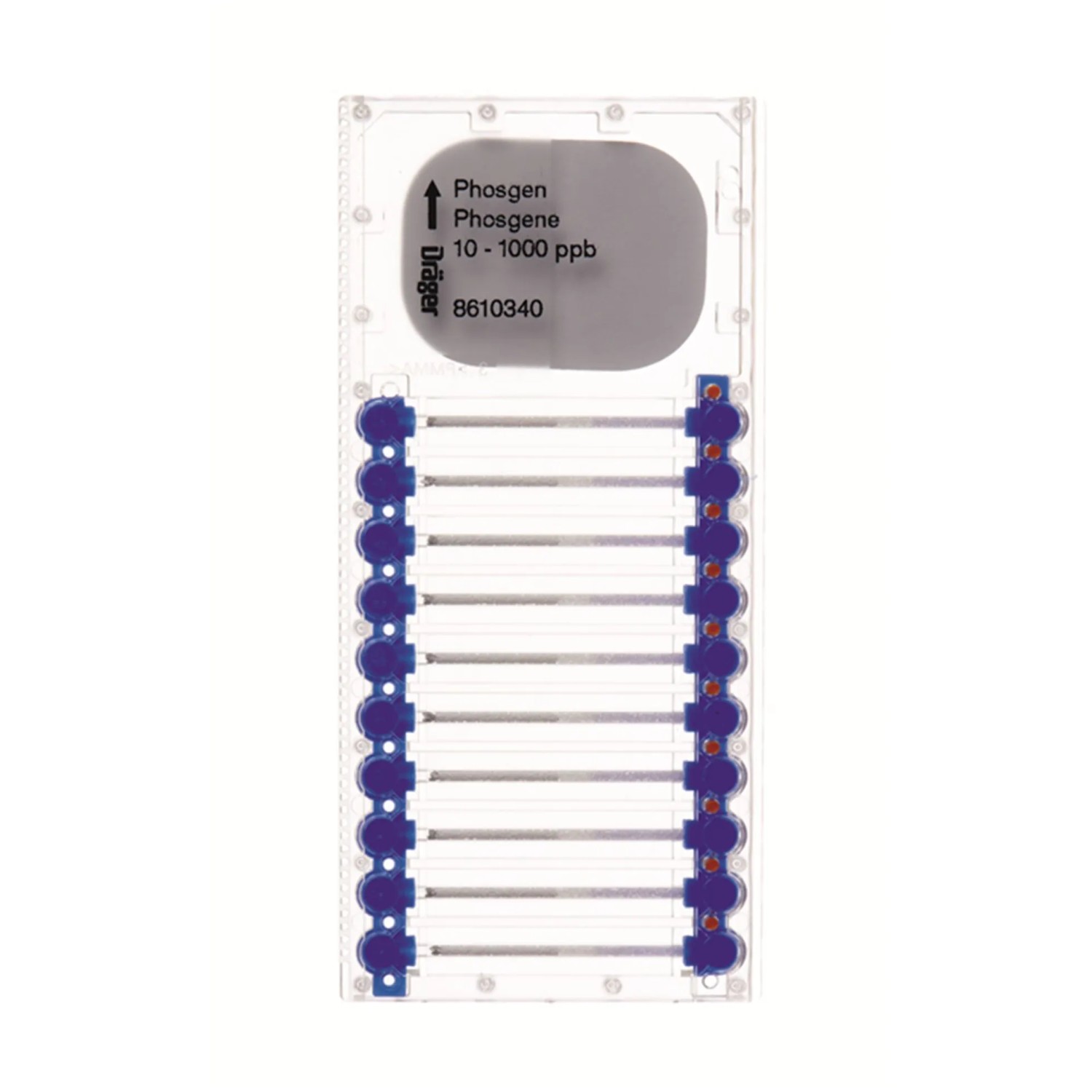 Dräger Microtubes für Phosgen 10 1000 Ppb Klar