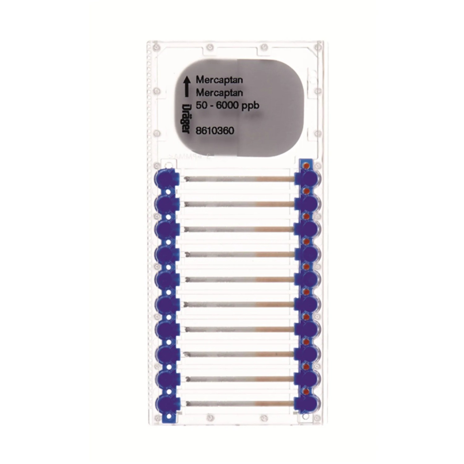 Dräger Microtubes für Mercaptan 50 6000 Ppb Klar