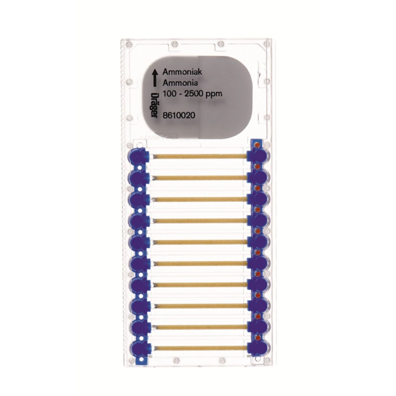 Dräger Microtubes für Ammoniak 100 2500 Ppm Klar