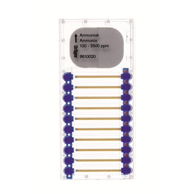 Dräger Microtubes für Ammoniak 100 2500 Ppm Klar