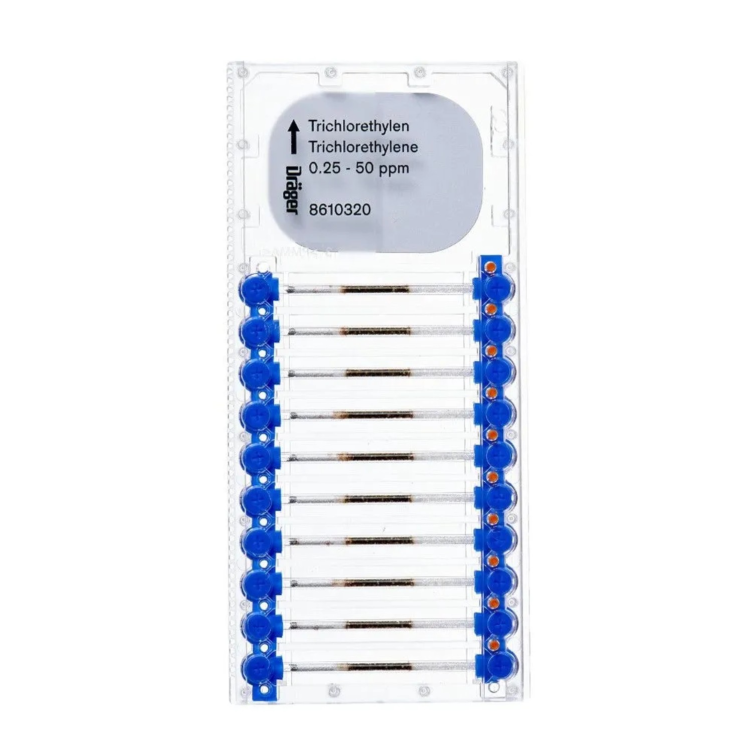 Dräger Microtubes für Trichlorethylen 0.25 50 Ppm Klar